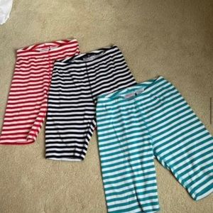 3 piece set Hanna Andersson girls shorts. Size 8
